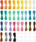 31 Color Lanyard String Kit, Gimp String for Bracelets Boondoggle Keychains, Plastic Cord with Rings and Hooks (40 Ft Each Roll)